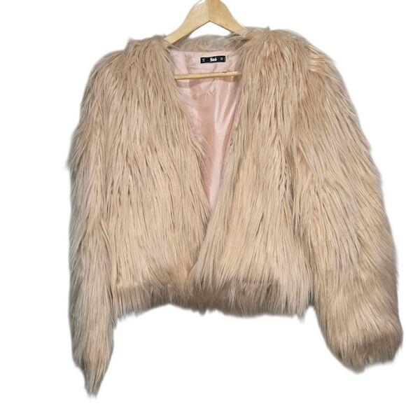 Shein Faux Fur Jacket - Picture 1 of 4